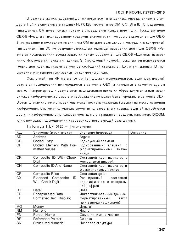 ГОСТ Р ИСО/HL 7 27931-2015, страница 1354